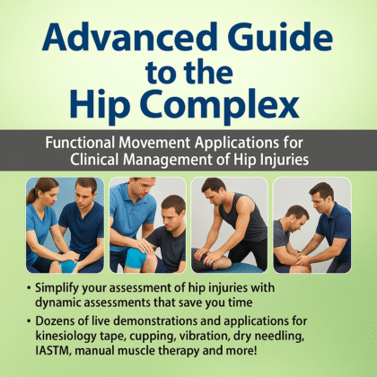 2-Day Advanced Guide to the Hip Complex: Functional Movement Applications for Clinical Management of Hip Injuries