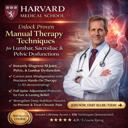 Manual Therapy for Lumbar, Sacroiliac, & Pelvic Dysfunctions